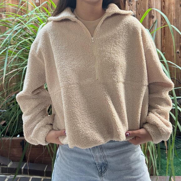 Ciao Teddy Half Zip Outerwear Jacket - Picture 3 of 3